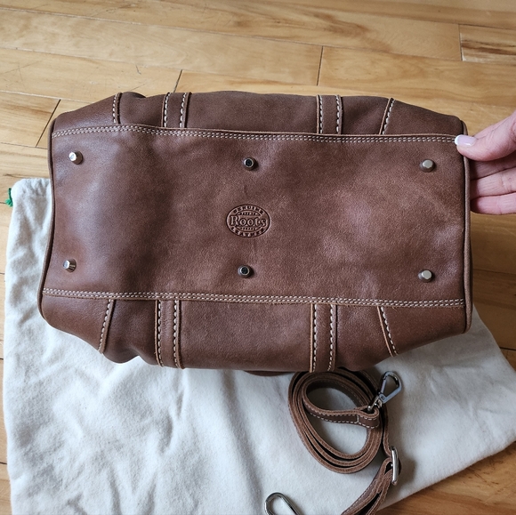 Roots Brown Tribe Leather Bag - Picture 7 of 8